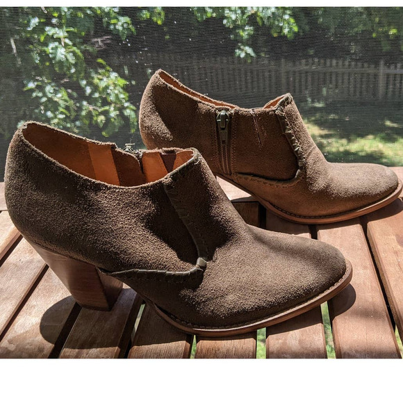 Jack Rogers Women's Kyle Suede Boot Olive Green Size 6.5 - Picture 4 of 10